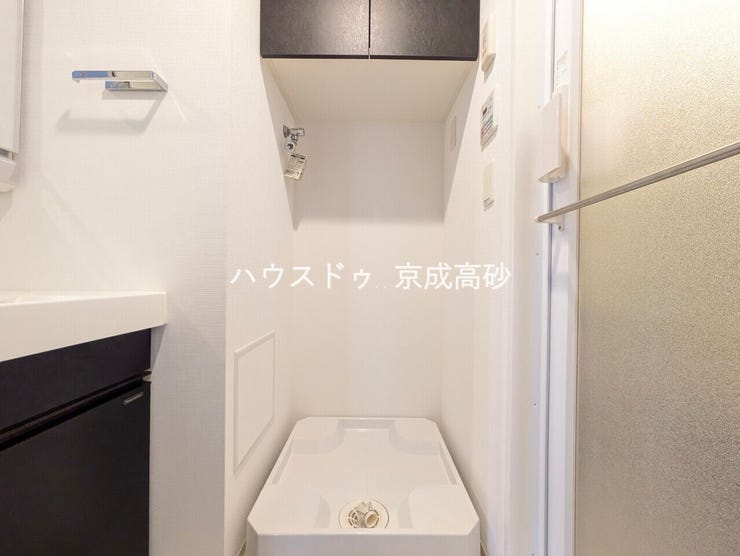 洗濯機置き場です。