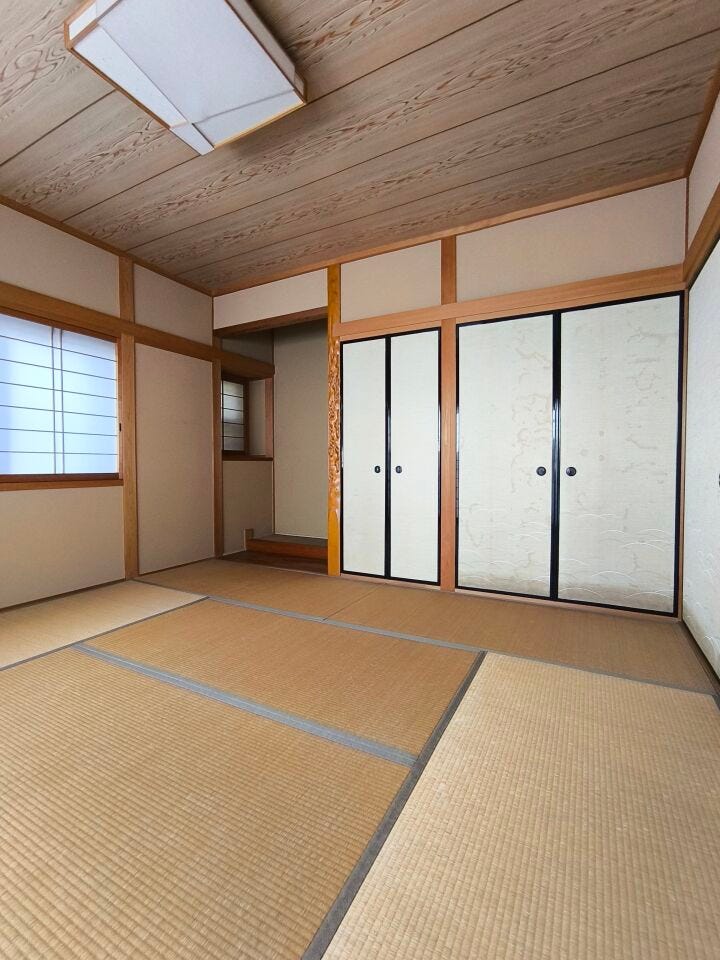 和室も日当たりが良く、明るい空間となっております。