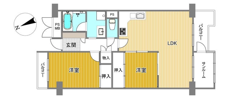 【間取り】
★随時ご見学可能♪住之江区不動産業者のハウスドゥ住之江へ気軽にお申し付け下さい♪