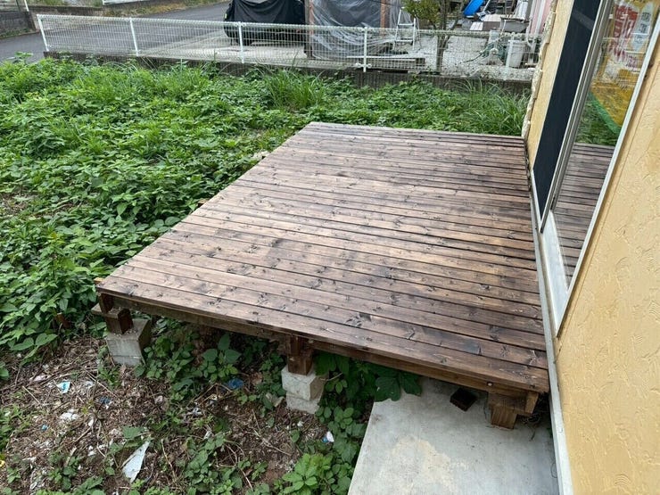 ウッドデッキ