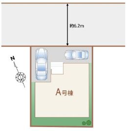 前面道路6m以上