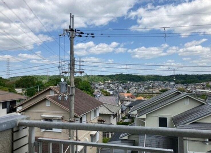 バルコニーからの眺望良好です。