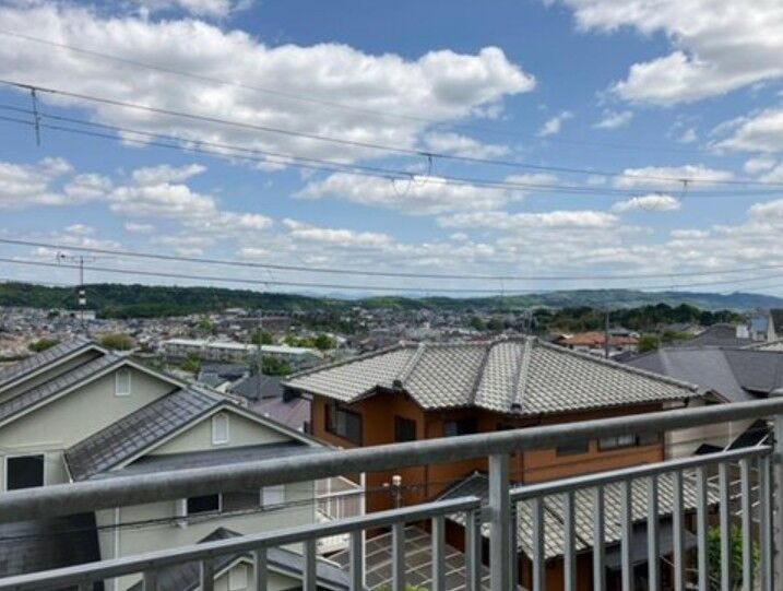 大きな建物がなく眺望良好なバルコニーです◎