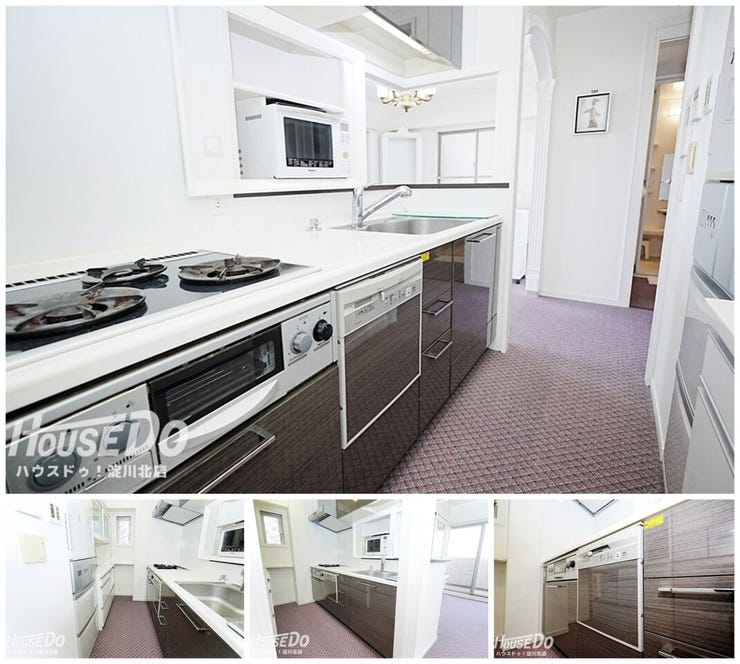 ■■本日内覧可能■■
システムキッチン(3口ガス・食洗機・ディスポーザー)
2019年にディスポーザー・給湯器交換
前には電子レンジも置ける奥行の収納スペースが新設されています。