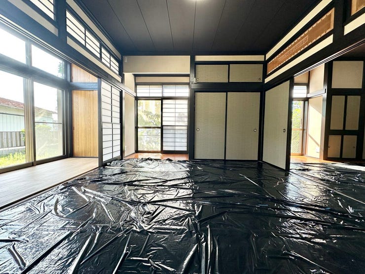 8.0畳の和室です。充実の部屋数で二世帯や来客時も安心♪