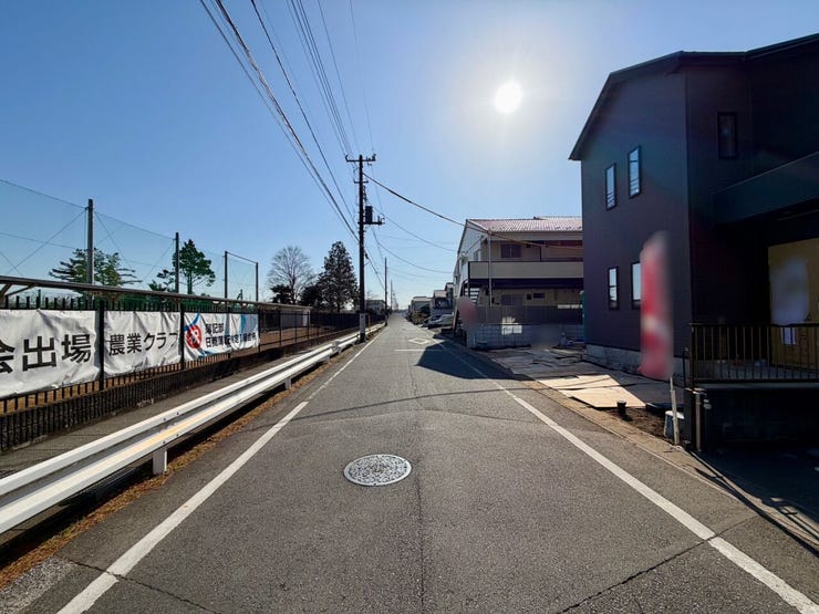 車通りも少なく、小さなお子様も安心です!