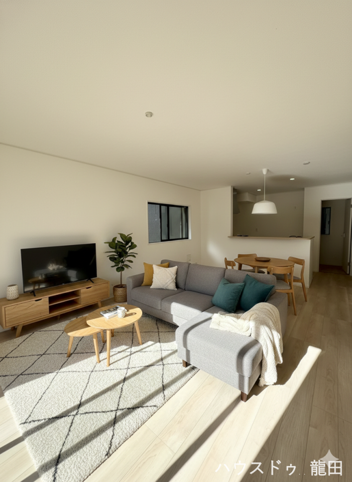 【リビング】
■□■リビング■□■
LDK17.2帖
※家具を入れたイメージ写真です