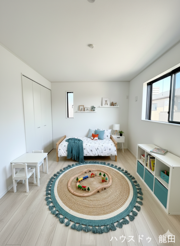 ■□■洋室■□■
家具1つで可愛らしい子供部屋にもなりますね。
※家具を入れたイメージ写真です