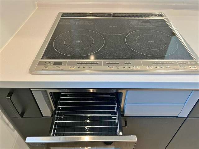 IHクッキングヒーター三口&グリル
(2026年1月20日 撮影)