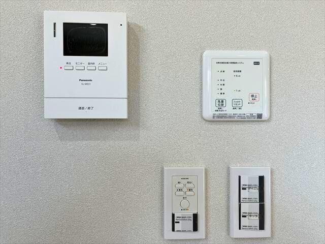 モニター付きインターホン、24時間換気システム
(2026年1月20日 撮影)