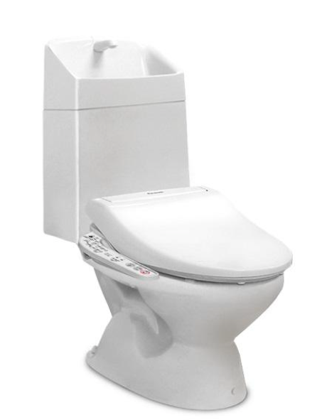 トイレは新品に交換します。温水洗浄付きです。