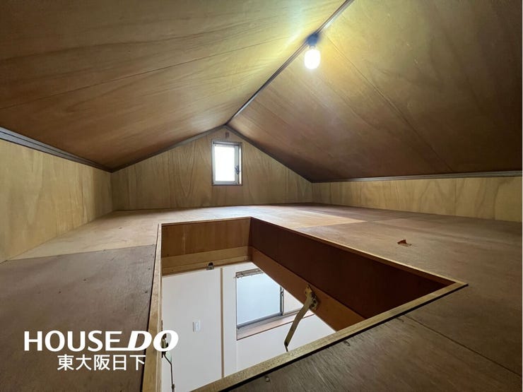 収納:屋根裏収納です!