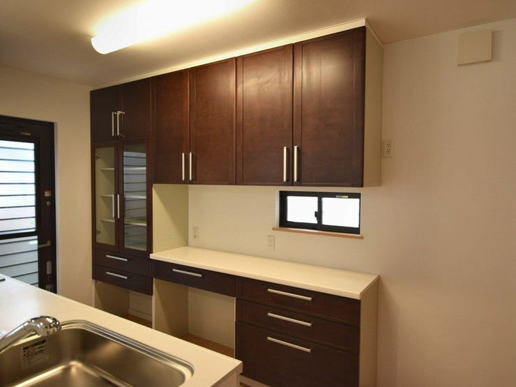 キッチンのカップボード