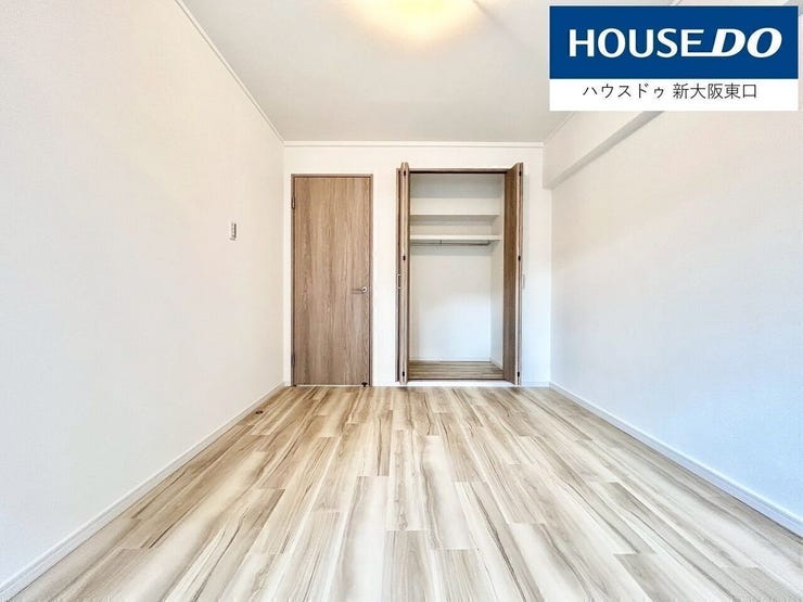 6帖洋室の収納です。