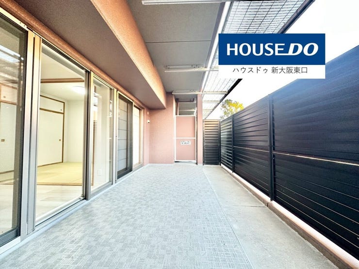 南東向きのワイドバルコニー