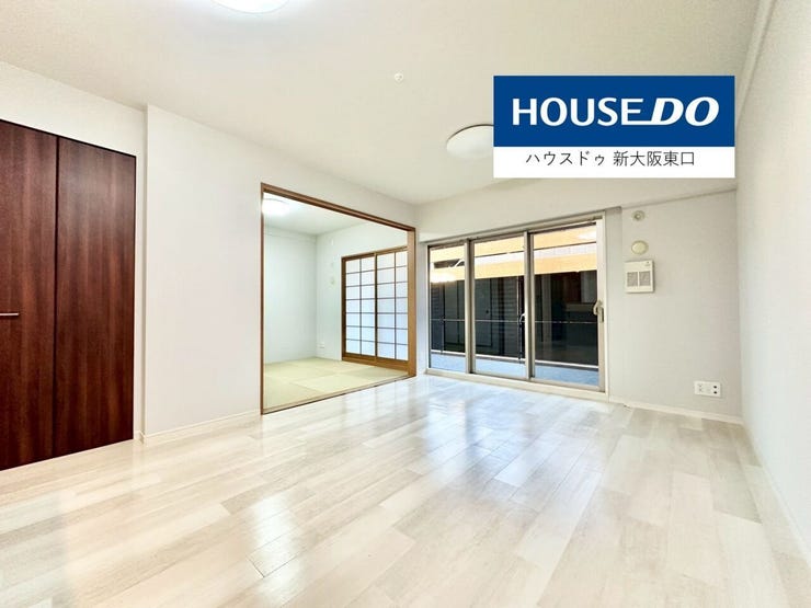 13.9帖のLDK
南東向きのバルコニーがあり、6帖の和室に隣接してます。