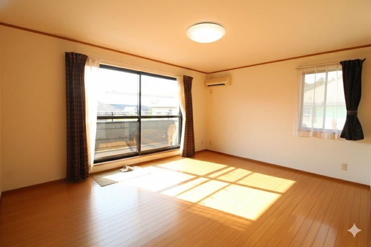 バルコニーに直結している間取りなので、お布団干しも手間いらずですね。
(CG加工の為、現況と異なります。)