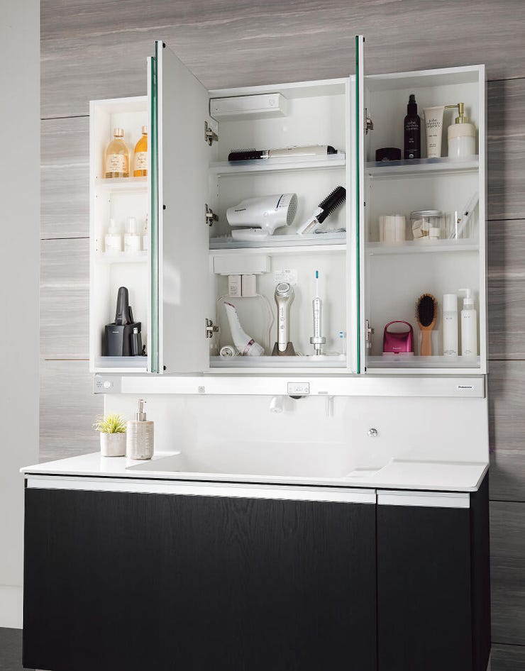 【リフォームプラン例】
洗面です。
お客様のご希望、ご予算に合あったリフォームプランをご提案させて頂きます!
※リフォームには別途費用が発生します