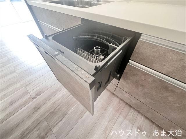 食洗器があることで家事の時短にも役立ちます。