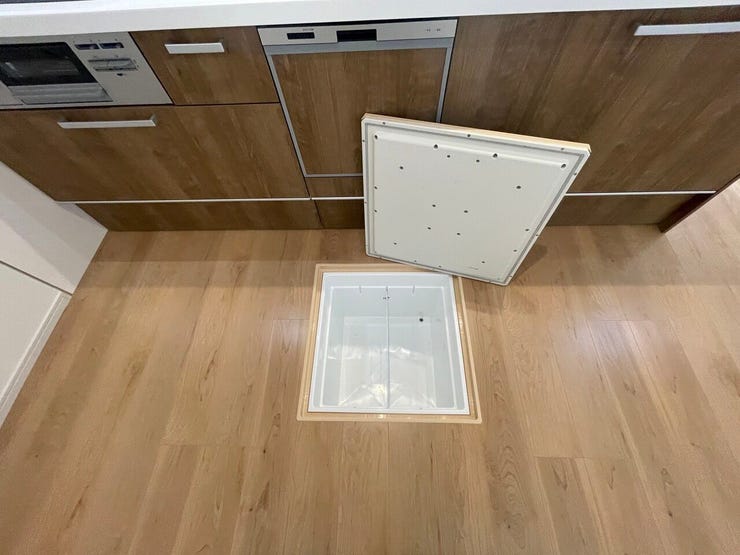 ○床下収納○ 同仕様
あまり使わないものの収納に是非!
キッチンがスッキリ片付きます♪