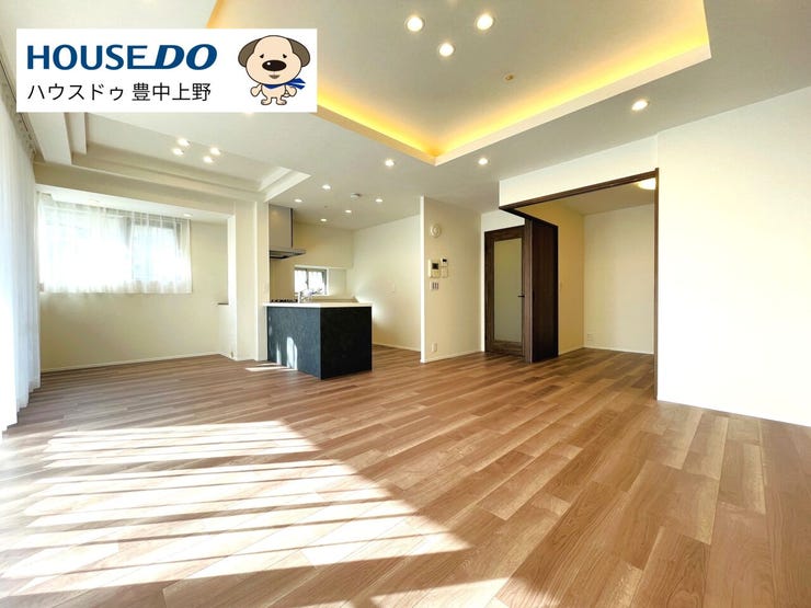 柔らかな日差しが差し込む約20帖の広々LDK