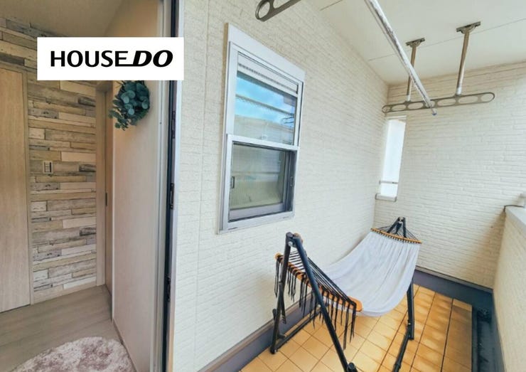 南向きバルコニーで洗濯物が良く乾きそうです◎