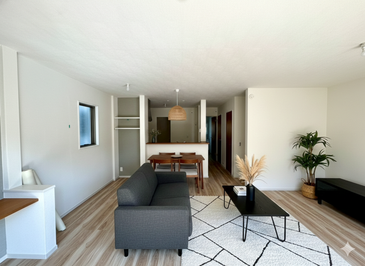 【Living】こちらの画像はAIによる家具イメージです。お部屋の雰囲気を感じてみてください♪