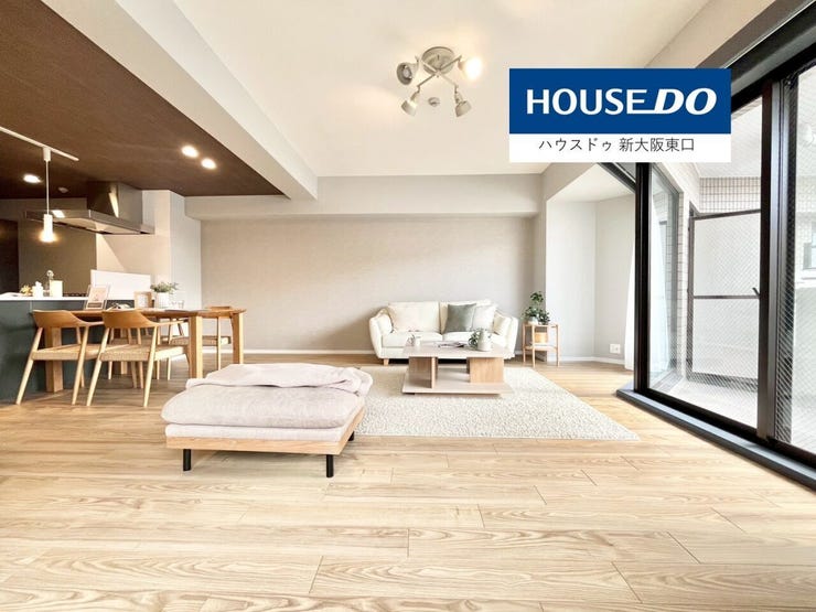 2面採光で非常に日当たりが良いリビングです!