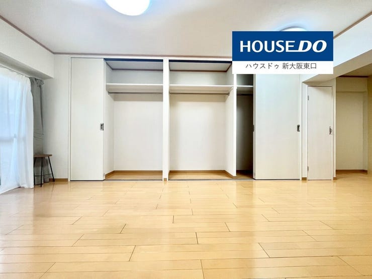 洋室5帖は収納がたくさんあり、使い勝手のよいお部屋です。