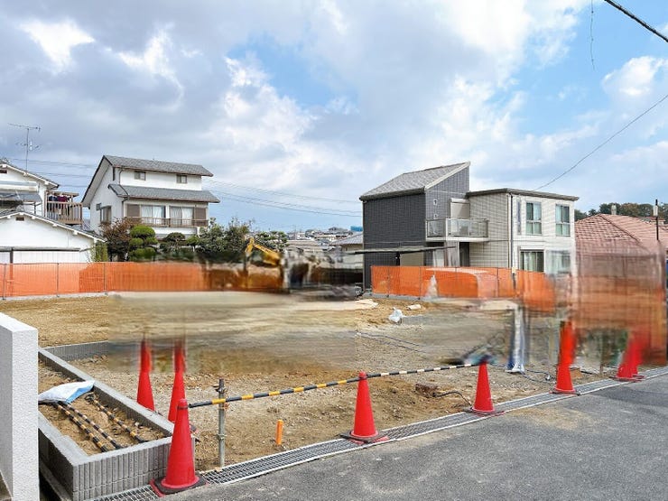 【外観】
「学園前駅」より徒歩約17分の立地◎