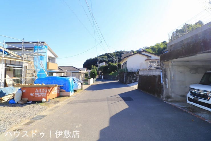 東坂元４丁目 新築戸建 東坂元４丁目／２区画 【前面道路】
西側前面道路、南方面
交通量少な目です！