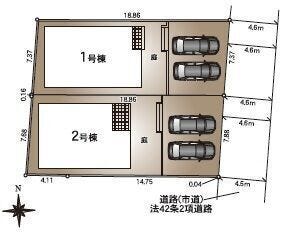 2台駐車できます!