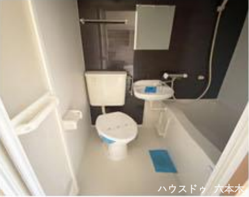 清潔感あるユニットバス