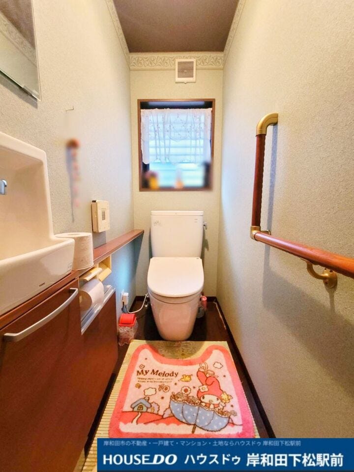 ウォシュレット付きトイレあります♪