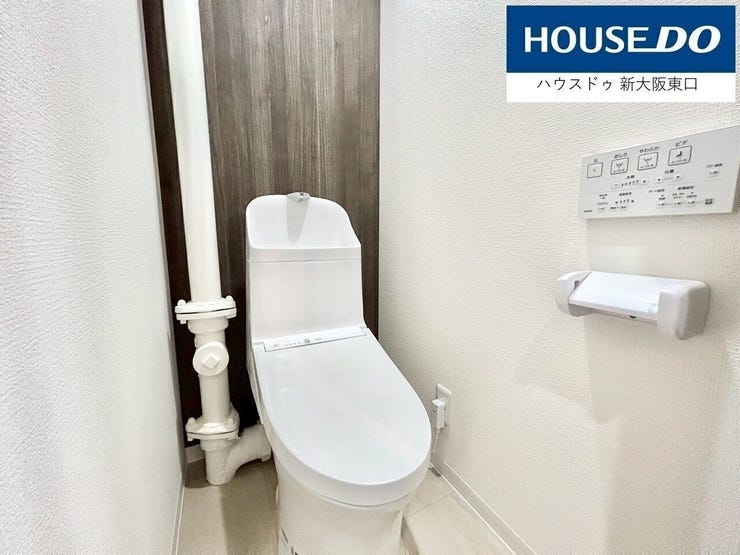 温水洗浄便座付きです。