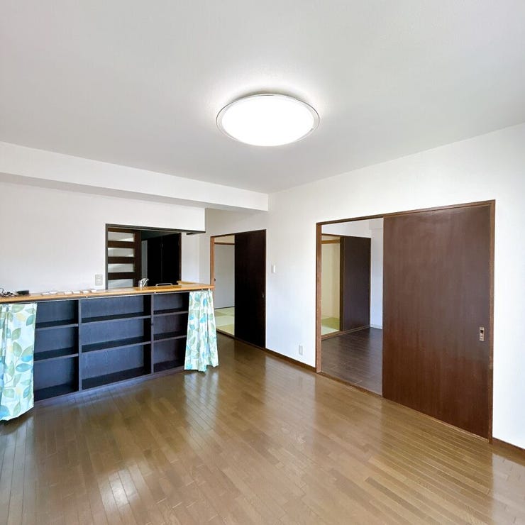 13帖のリビング。