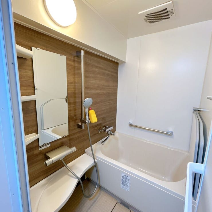 リフォーム歴のある浴室。