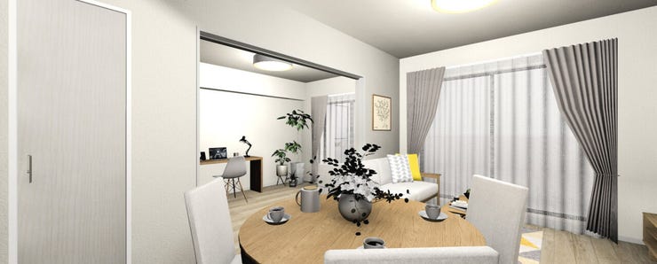 イメージパースLDK※あくまでもイメージ図で家具は含まれていません。