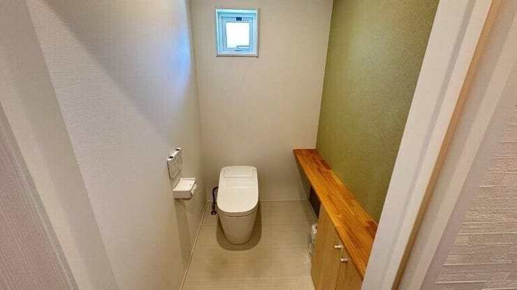 タンクレスのトイレです。