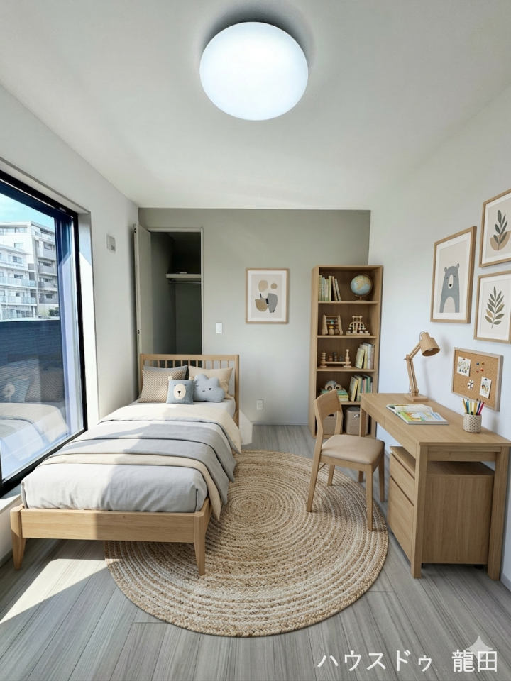 ■□■洋室■□■
光あたるお部屋で、リラックスタイムを。
※家具を入れたイメージ写真です