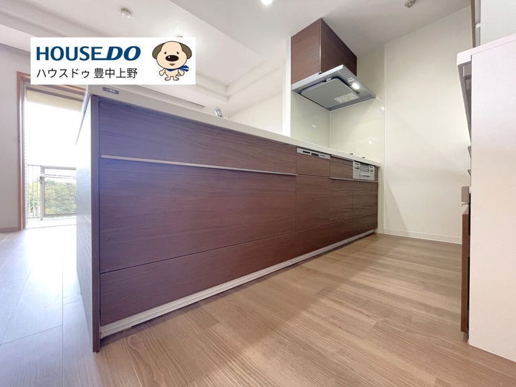 収納豊富なカウンターシステムキッチンです!便利な食洗機付きの快適な調理環境となっています!