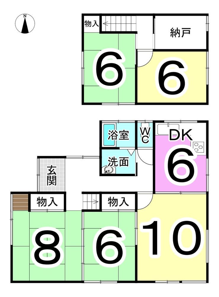 detached 福井県福井市花堂北２丁目20-24