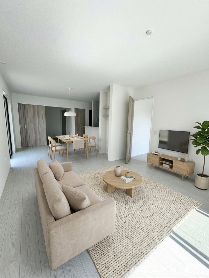 【リビング】
■□■リビング■□■
LDK19.7帖
※家具を入れたイメージ写真です