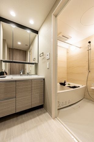 サンクレイドル小岩IIIの洗面台です