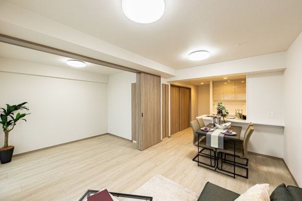 サンクレイドル小岩IIIのリビングです