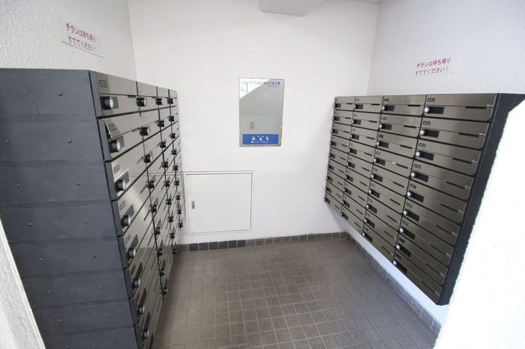 郵便物を受け取るための郵便受けも、きちんと管理されています。