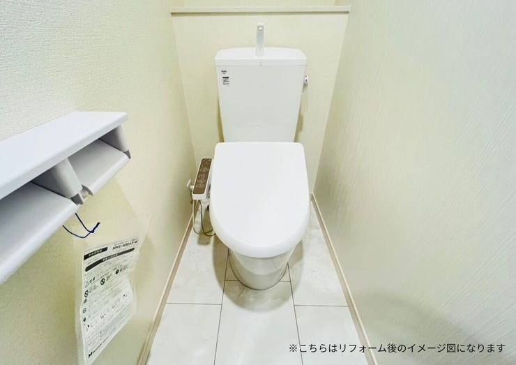 中古戸建のリフォーム完成イメージ。キッチンや浴室などの水回りを中心に、内装材や建具を新しくすることで、現代の暮らしに合う快適な住まいへ。綺麗に整えられた空間で、新築のような住み心地を感じられます。