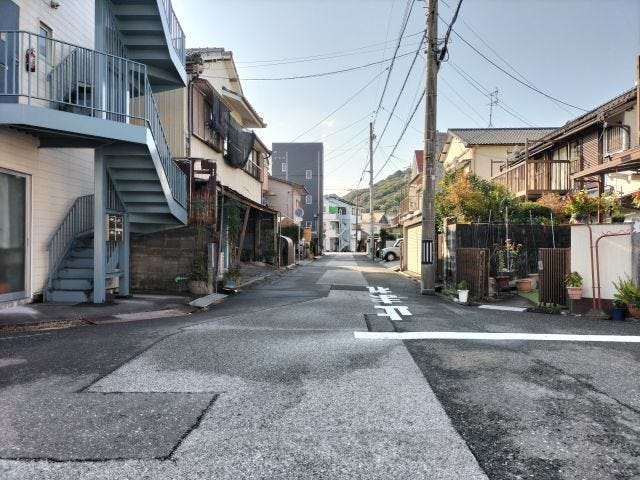 北側道路 東から西方向