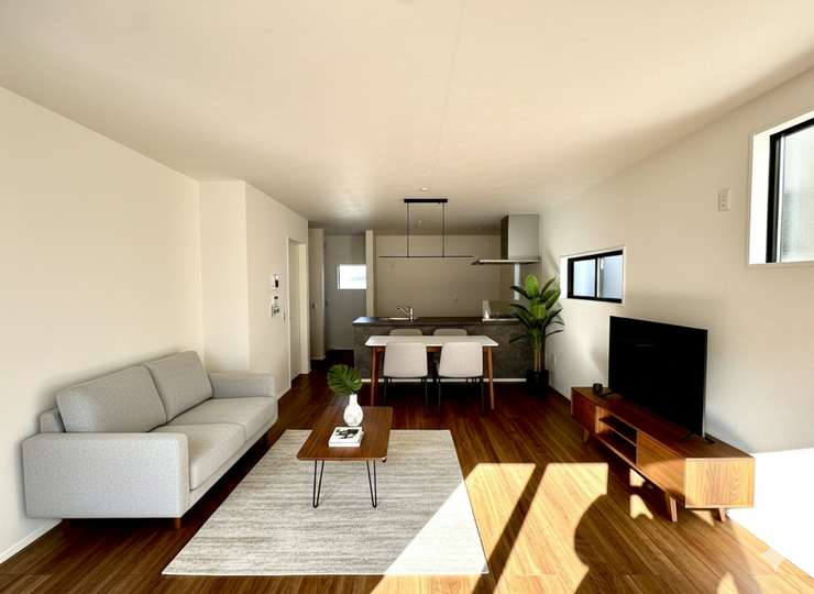 【Living】こちらの画像はAIによる家具イメージです。お部屋の雰囲気を感じてみてください♪