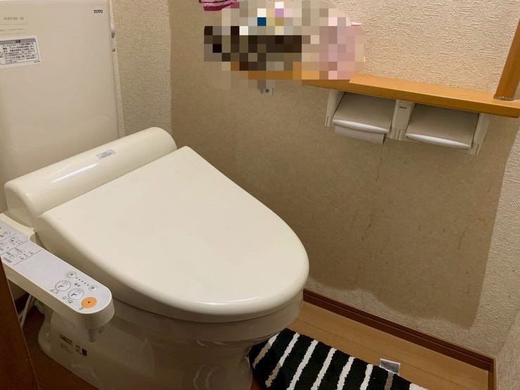 温水洗浄便座付きトイレ!毎日快適にご利用いただけます。